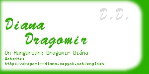 diana dragomir business card